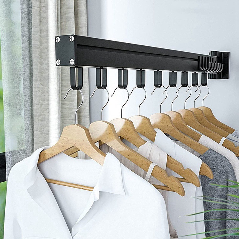 Giá phơi đồ gắn tường tiết kiệm không gian tiện dụng