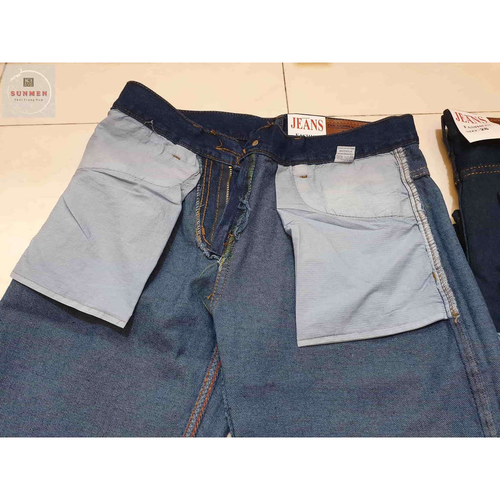 Quần Jean Lửng Nam-Quần Short Jean Nam Cao Cấp SUNMEN-Hàng VNXK 100%