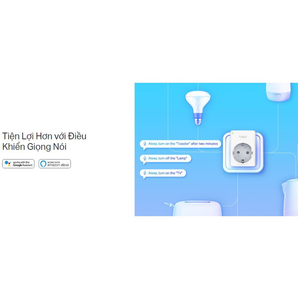 Ổ cắm điện Wi-Fi Thông Minh TP-LINK Tapo P100