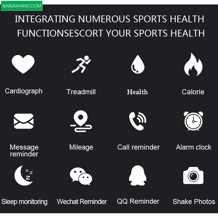 Vòng đeo tay thông minh M5 Smart Bracelet đa chức năng theo dõi vận động - Hàng Chính Hãng