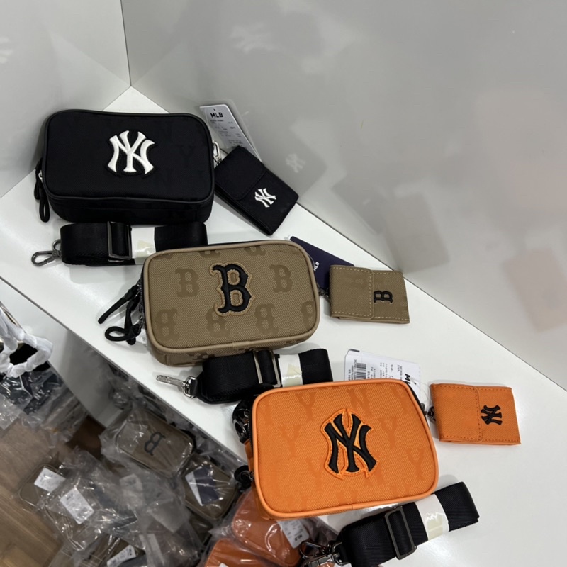 [Tặng Túi Giấy] Túi Đeo Chéo M L B Mono In Mờ TQXK