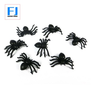 Bộ 20 nhện nhựa phát quang trang trí Halloween