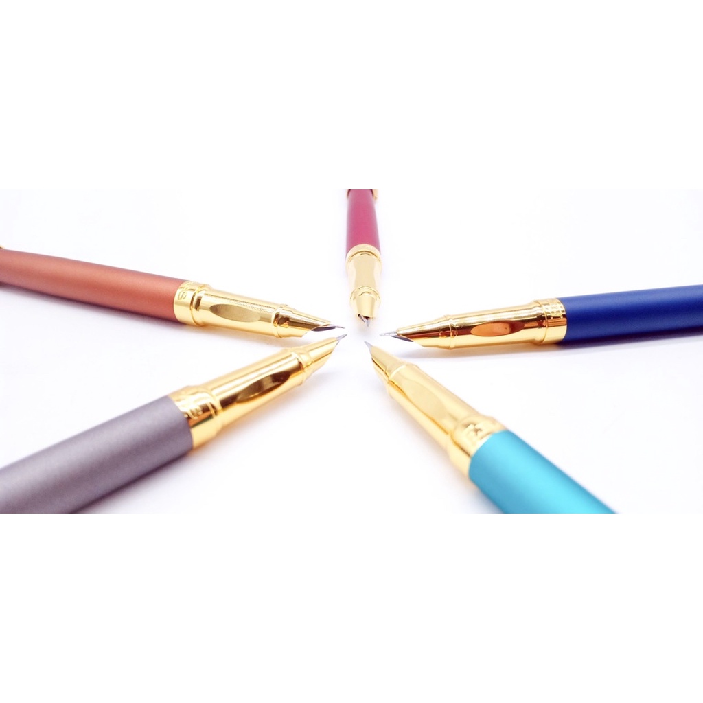 Bút máy kim tinh Eras E024 ngòi mài có đầu tẩy tặng ngòi tặng ống mực