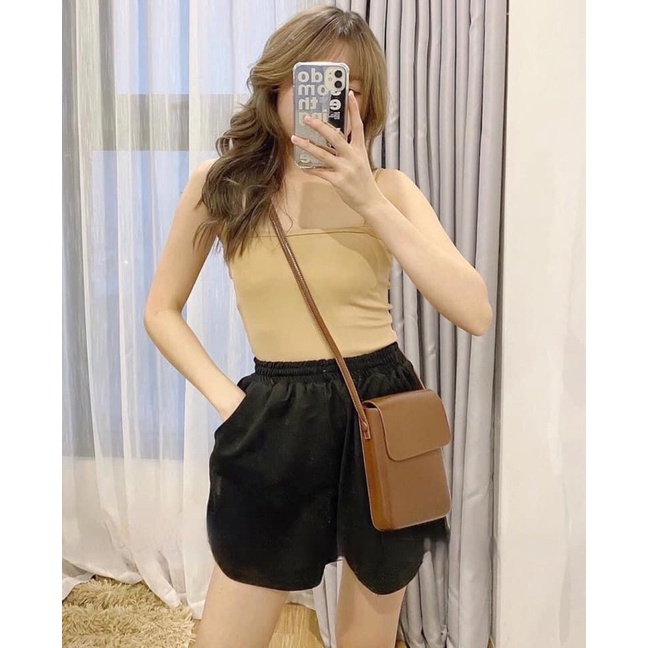 áo hai dây sợi bún kèm mút ngực