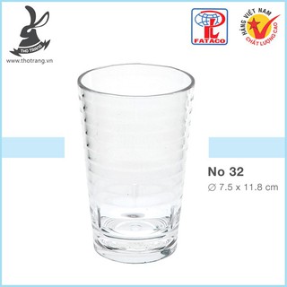 [Chính Hãng] Ly Uống Bia No32 Nhựa Trong Acrylic Cao Cấp Fataco Việt Nam - 2019