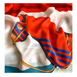 KL056 Khăn choàng cổ lụa dáng dài