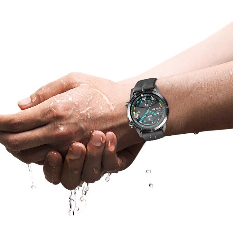 Dây đeo silicon cho đồng hồ thông minh Huawei Watch Gt 2 46mm Samsung Galaxy Watch 46mm Gear S3 22mm