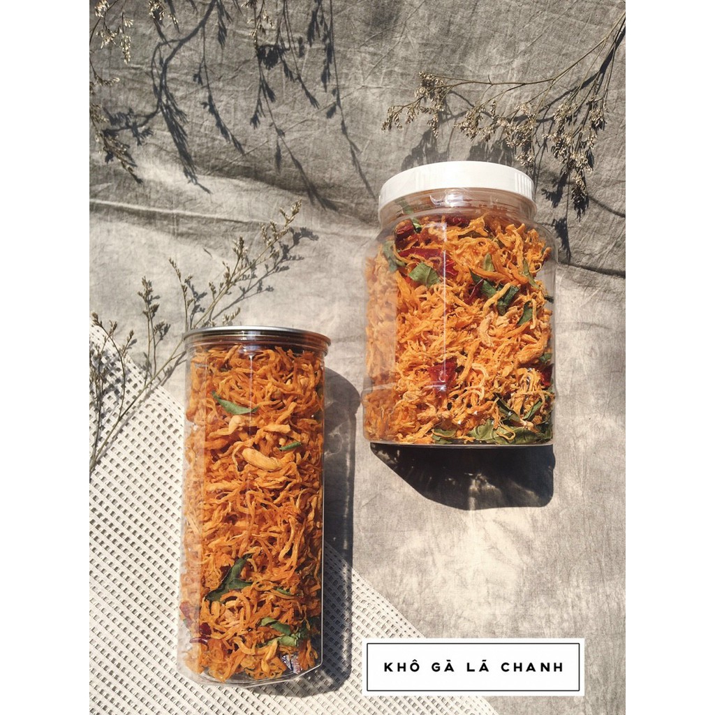 Khô Gà Lá Chanh Loại 1 Siêu Ngon (Ngon - Đậm vị ) Hũ 300g và Hũ 500g - Đồ Ăn Vặt Nhà Làm | BigBuy360 - bigbuy360.vn