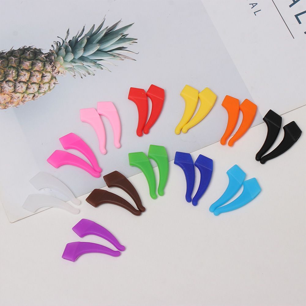 Bộ 5 cặp móc đeo mắt kính bằng silicon mềm chống trượt nhiều màu