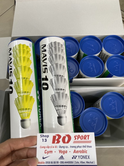 QUẢ CẦU NHỰA YONEX MAVIS 10-180k/6 trái