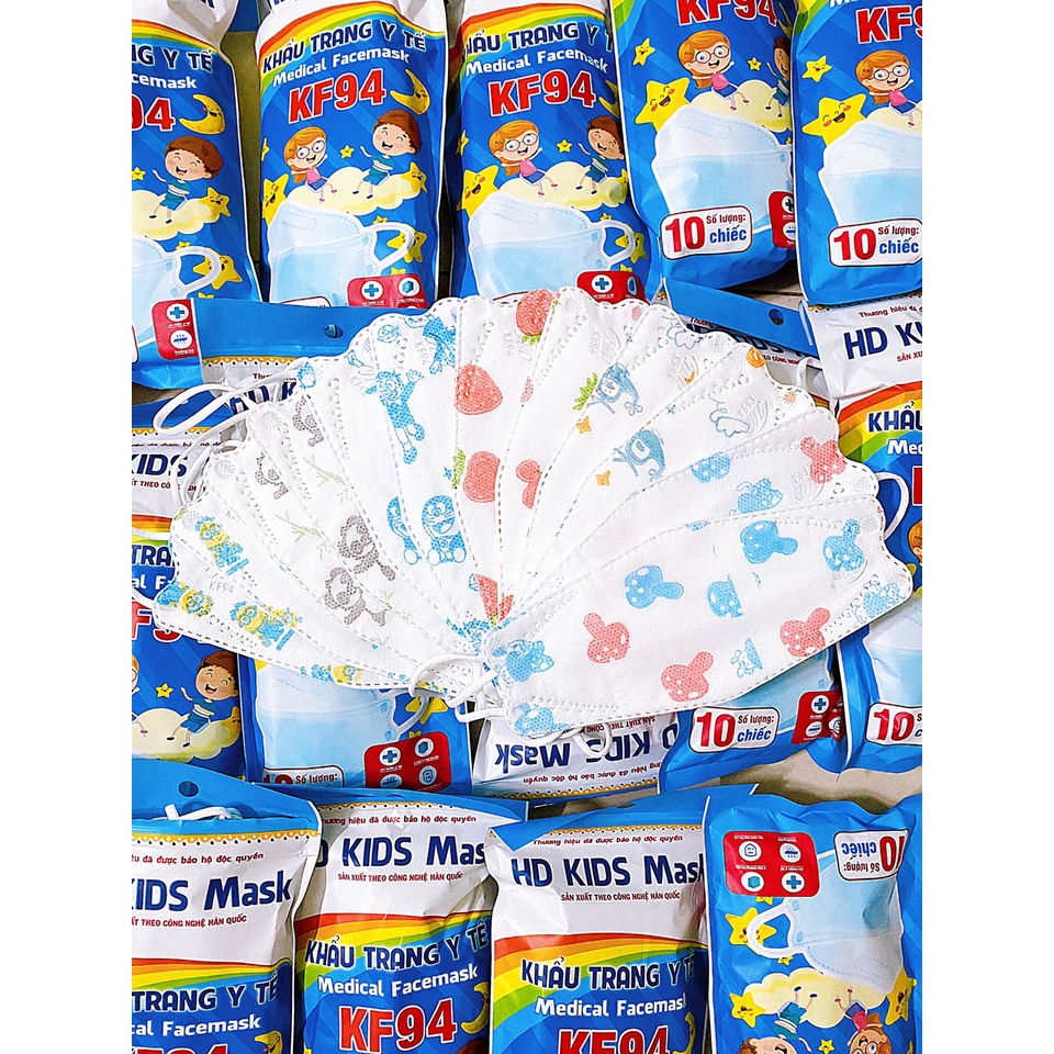 Khẩu Trang MASK KF94, tiêu chuẩn Hàn quốc KF94, gói 5 chiếc | BigBuy360 - bigbuy360.vn