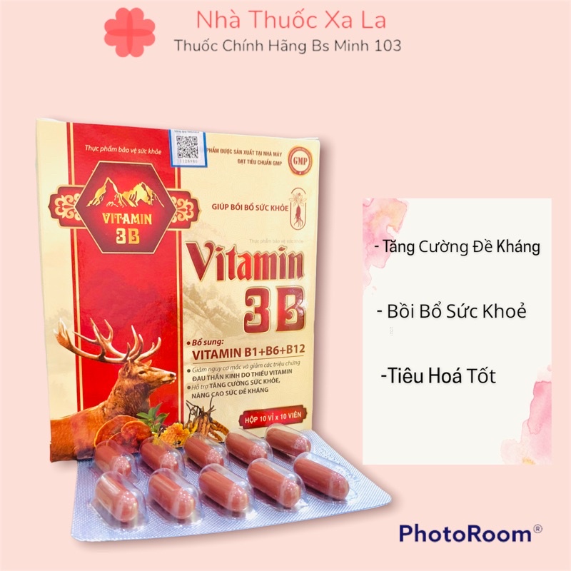Vitamin 3B Plus – Hỗ trợ tăng cường sức khỏe, giúp hấp thu dinh dưỡng, kích thích ăn ngon