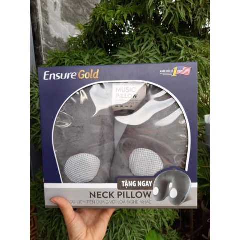 Gối kê cổ có loa nghe Lock&Lock - Đồ khuyến mãi từ sữa Ensure Gold