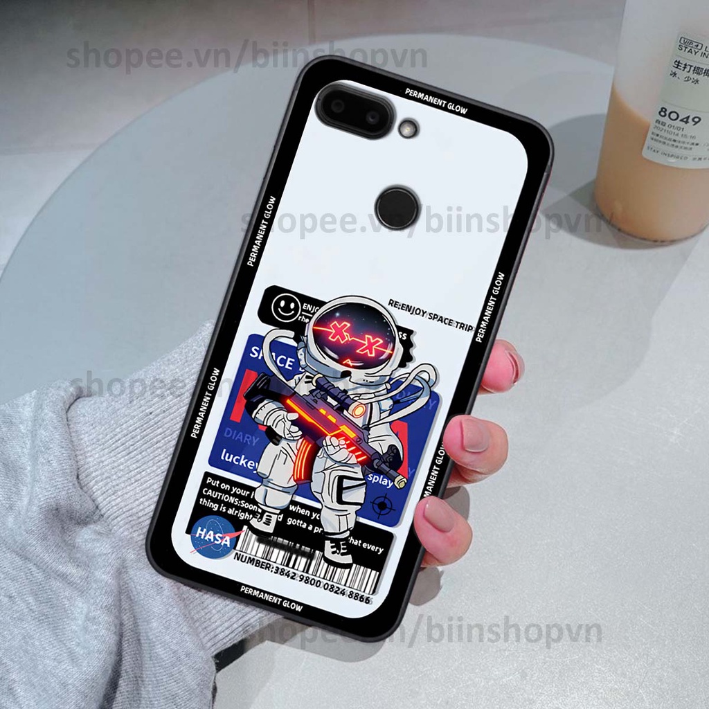 Ốp Xiaomi Redmi 6 phi hành gia vũ trụ space.x siêu đẹp, thời trang