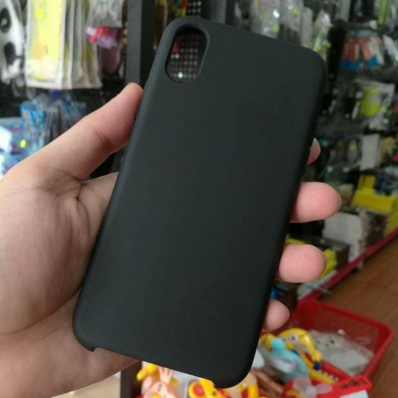 Ốp Lưng Chống Bẩn Có Lót Nỉ Dành Cho Iphon - Chống Trầy -  Màu Đen - Đủ Dòng