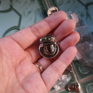 Khoá sập bạc mini loại xịn