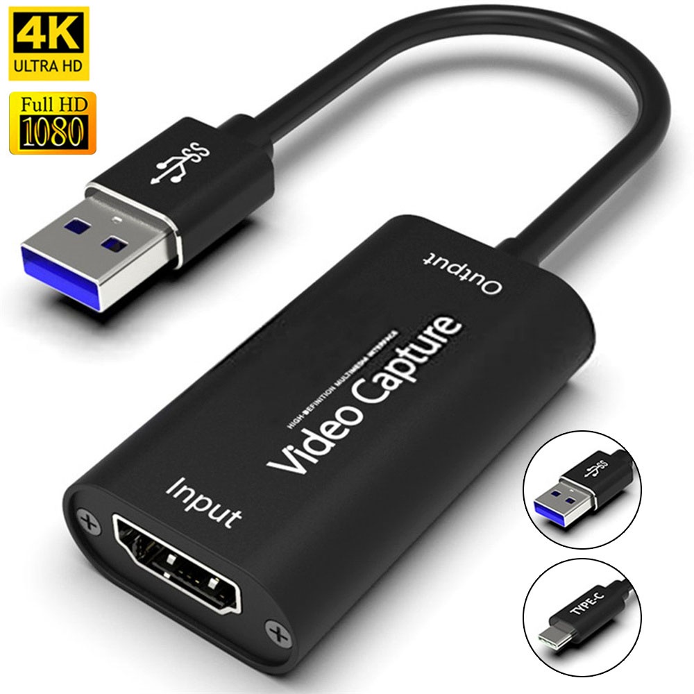 Thẻ Ghi Hình Video Âm Thanh HDMI Sang USB3.01080p USB3.0 Qua DSLR