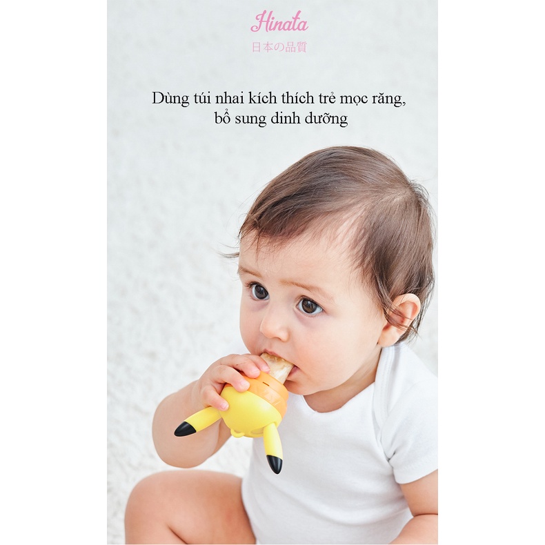 Túi nhai cho bé tập ăn dặm HINATA - Giúp bé làm quen trong quá trình ăn dặm TG09