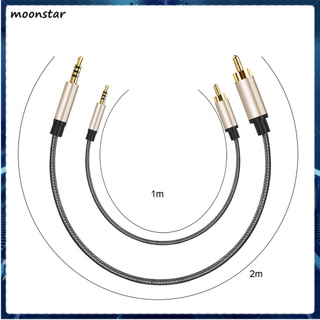 Cáp âm thanh chuyển đổi dài 1 / 2m RCA sang AUX 3.5mm tiện dụng cho Xiaomi 1 / 2 TV