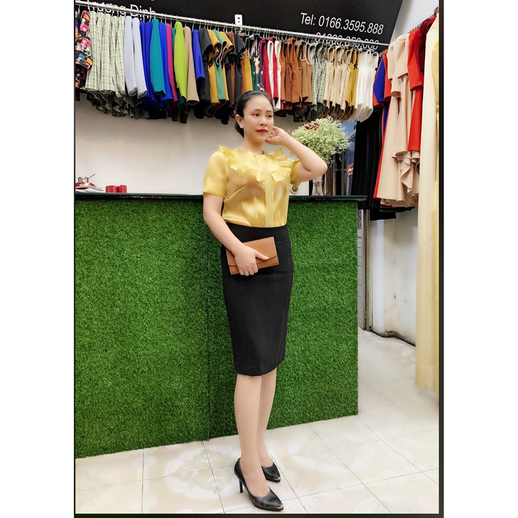 Áo sơ mi nữ trẻ trung chất liệu tơ tằm cao cấp - Hàng thiết kế chính hãng Thời Trang PP | BigBuy360 - bigbuy360.vn