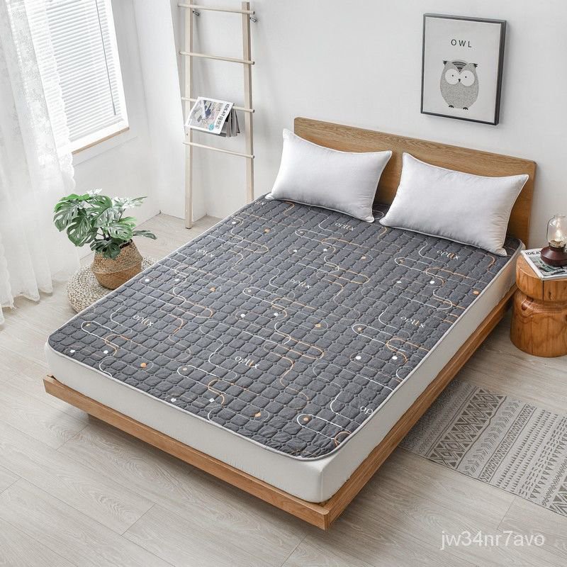 Bốn Mùa Có Thể Giặt Nệm Tatami Chống Trượt Bảo Vệ Đệm Pad Pad Đơn Nệm Đôi Ký Túc Xá Sinh Viên