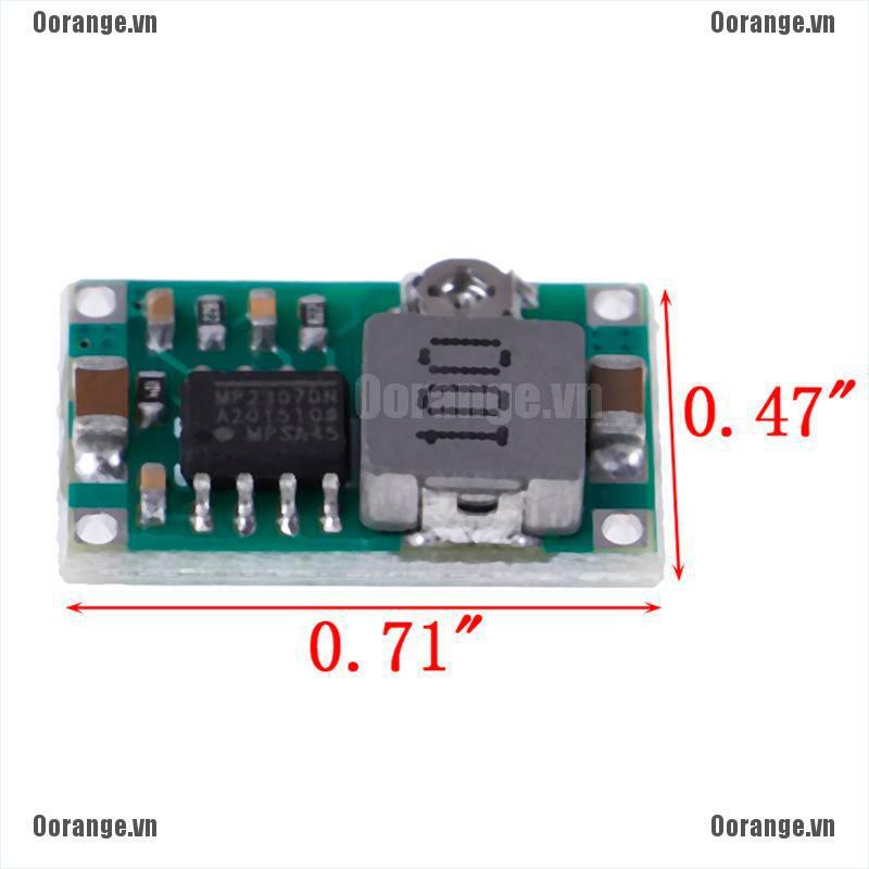 Mạch giảm áp MT 3A Mini DC-DC 5V-23V xuống 3.3V 6V 9V 12V BH