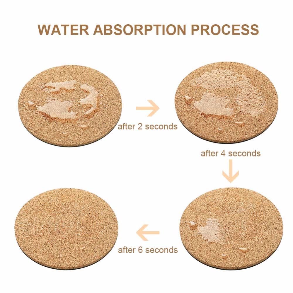 IVORY Tấm Lót Chậu Cây Hình Tròn Thấm Hút Tốt Tiện Dụng Cho Sân Vườn