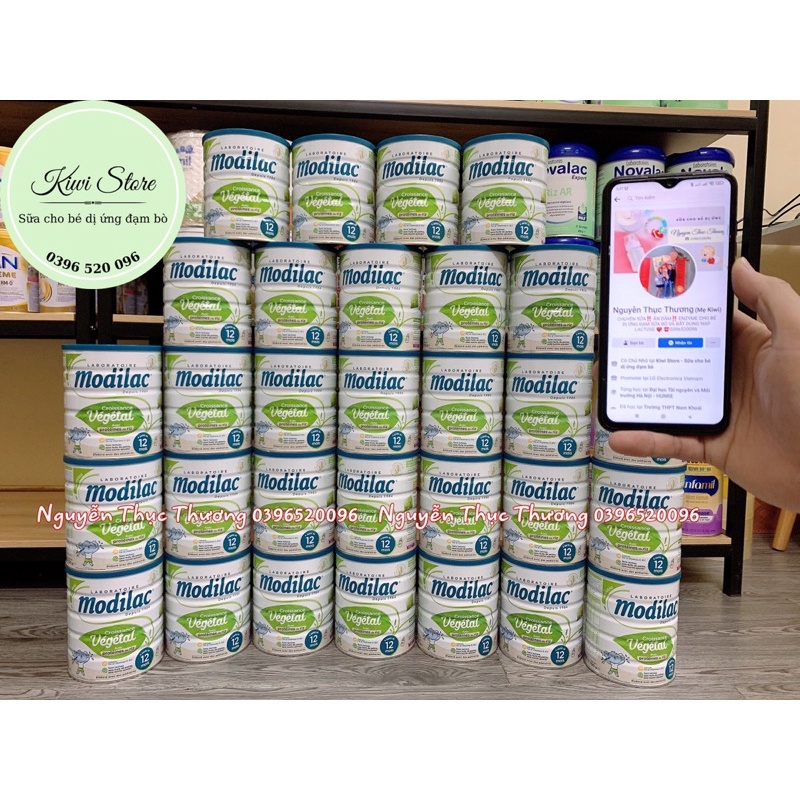 Sữa thực vật Modilac Vegetal cho bé dị ứng đạm bò 700g