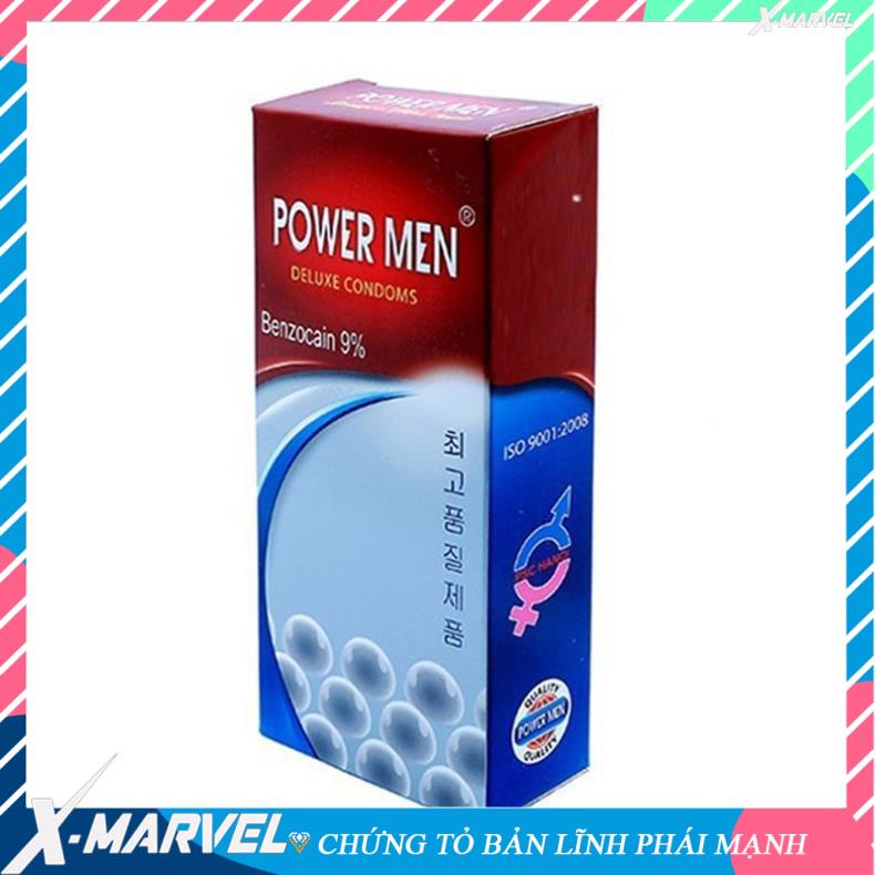 Bao Cao Su Power Men Ngọc Trai 12pc /điều hòa niềm vui