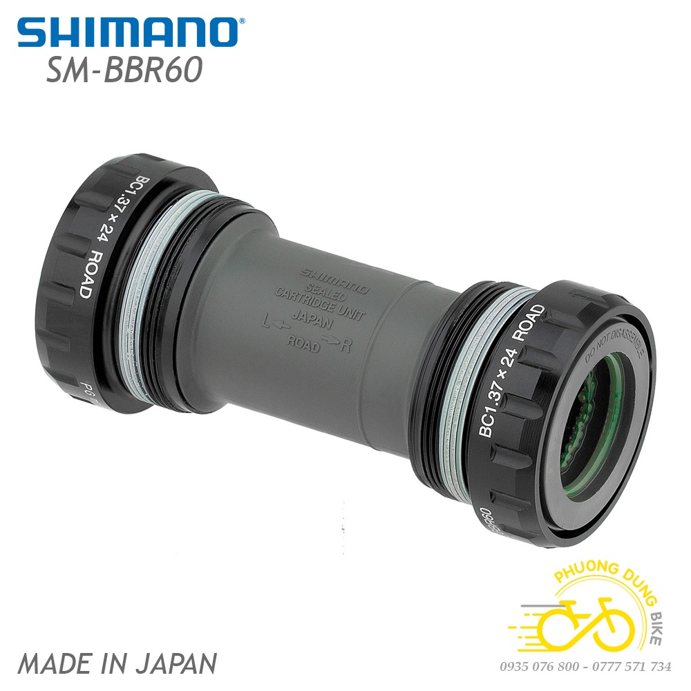 Trục giữa cốt rỗng xe đạp SHIMANO ULTEGRA SM-BBR60 - Hàng Chính Hãng