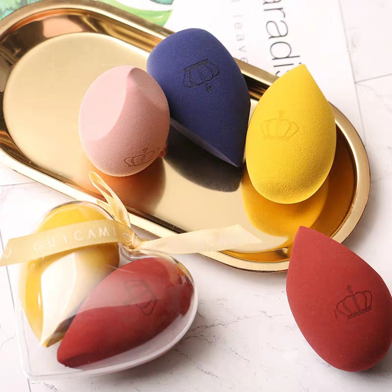 GUICAMI - Set 2 mút trang điểm trái tim Beauty Blender