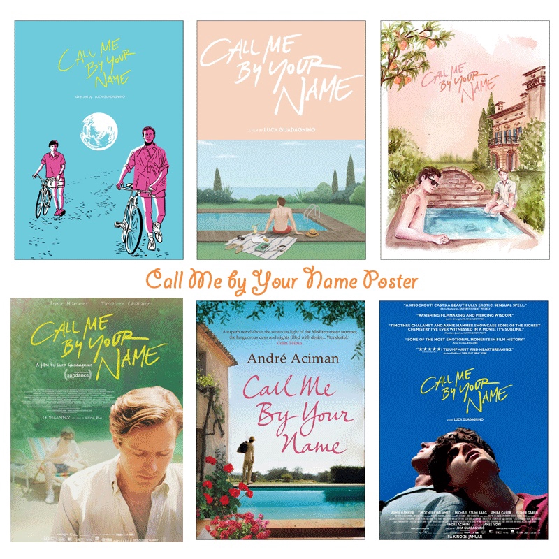 Poster Phim Call Me by Your Name Dán Tường Trang Trí