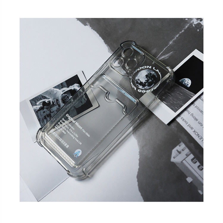 Ốp Điện Thoại Trong Suốt In Hình Mặt Trăng Thời Trang Cho Apple Iphone 13 13promax 12
