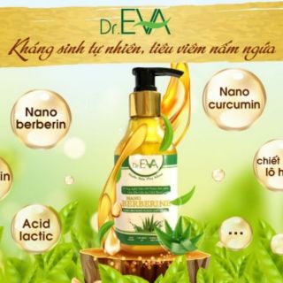 NƯỚC RỬA PHỤ KHOA DR. EVA - KHÁNG SINH TỰ NHIÊN, TIÊU VIÊM NẤM NGỨA