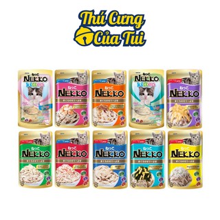 Thức Ăn Pate Cho Mèo Nekko Kèm Topping Dạng Thạch Jelly - Thú Cưng Của Tui