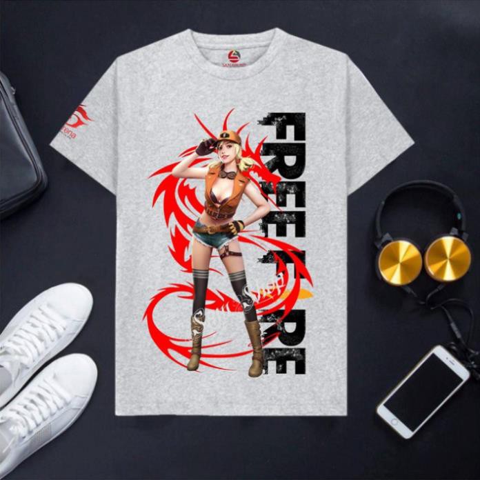 VHL Store [Đủ size] Áo Free Frie cotton màu ghi xám chất cực đẹp Miguie VHL Store