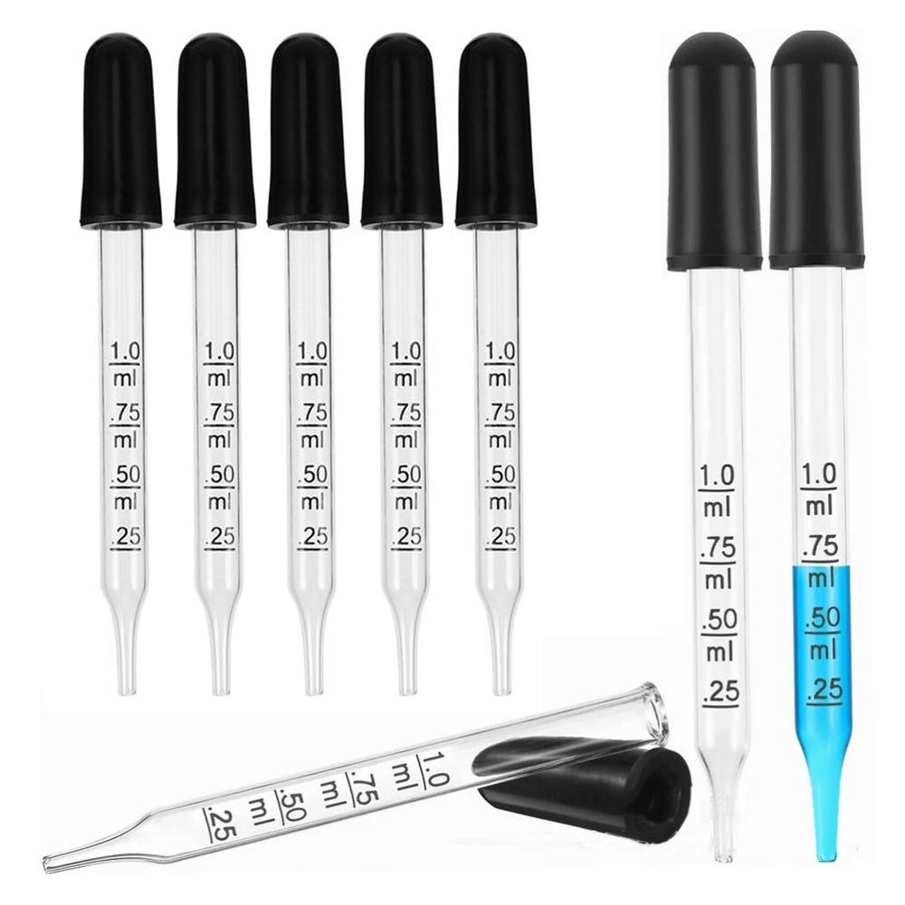 Ống Nhỏ Giọt Thủy Tinh Đầu Cao Su Dùng Trong Phòng Thí Nghiệm 1ml