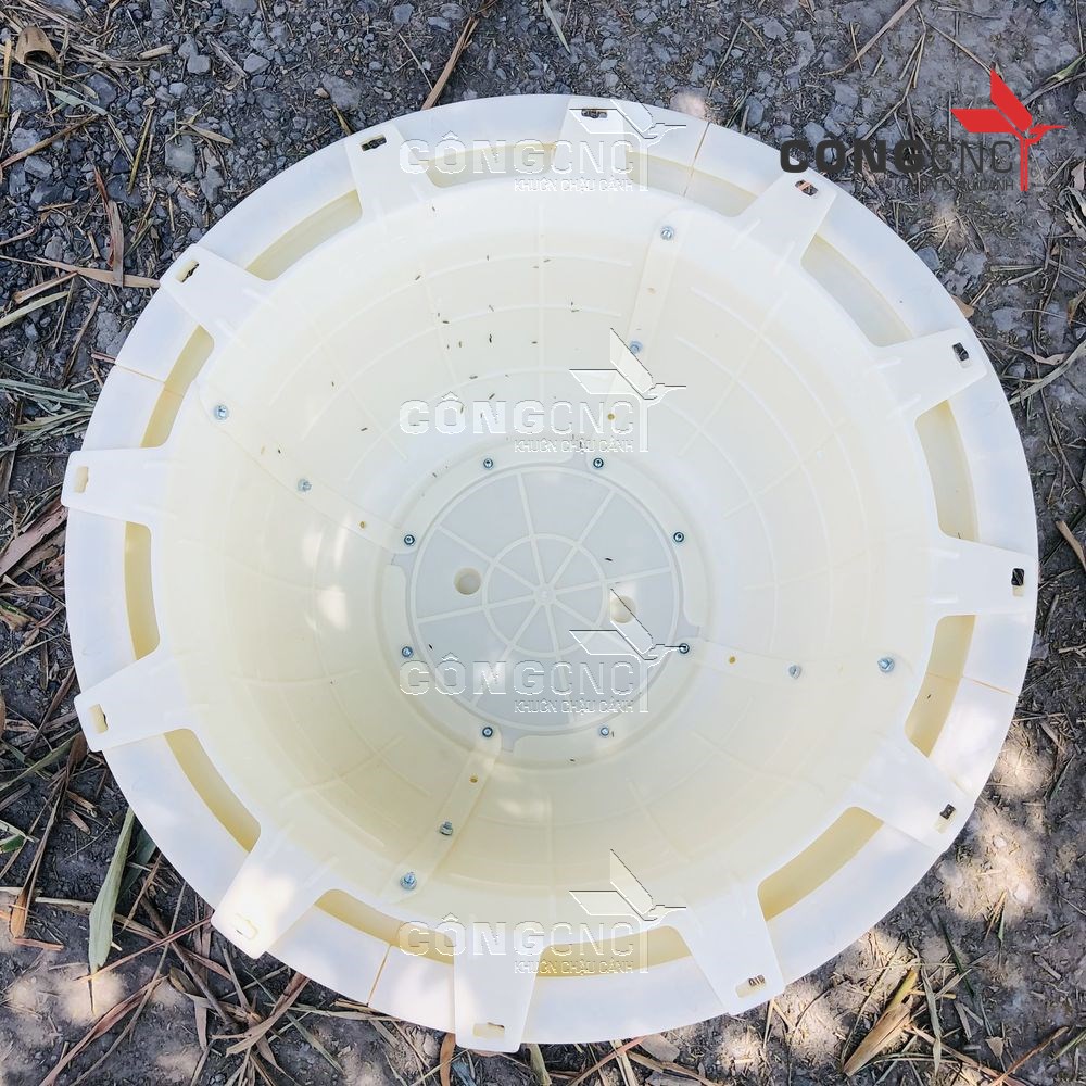 KHUÔN ĐÚC CHẬU TRÒN 60 CM hàng Việt Nam  kèm chân đôn