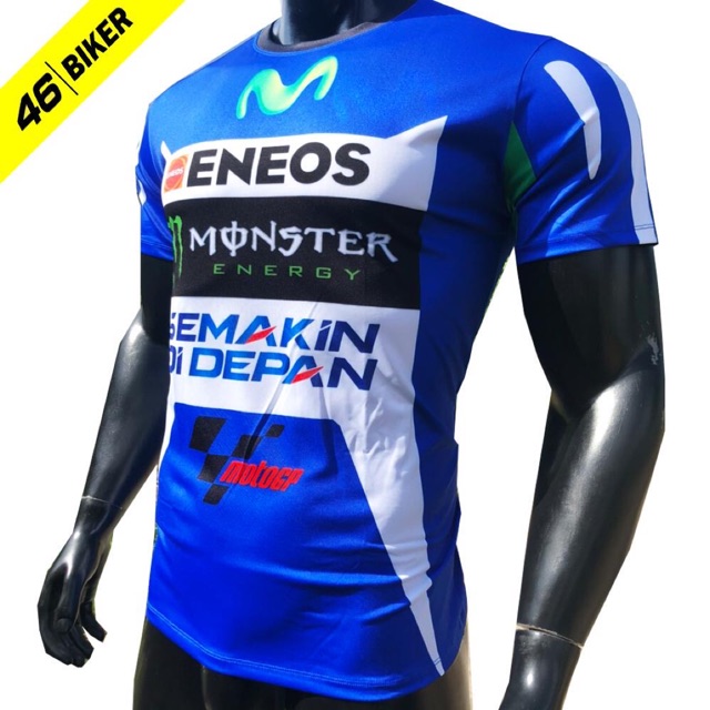 Áo thun biker logo Monster vải cotton