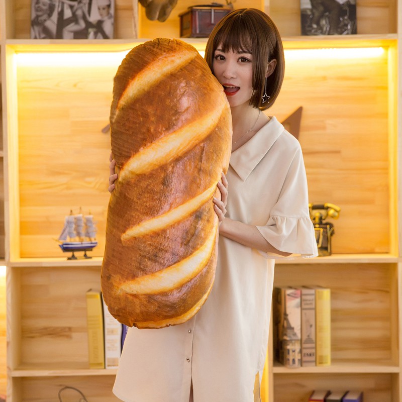 GỐI ÔM Ổ BÁNH MÌ 3D (100 CM)