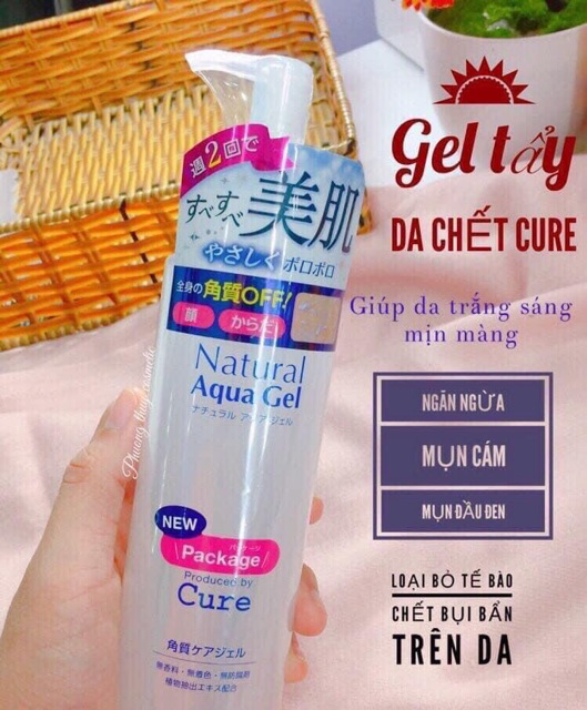 Tẩy da chết Cure Natural Aqua Gel Nhật Bản