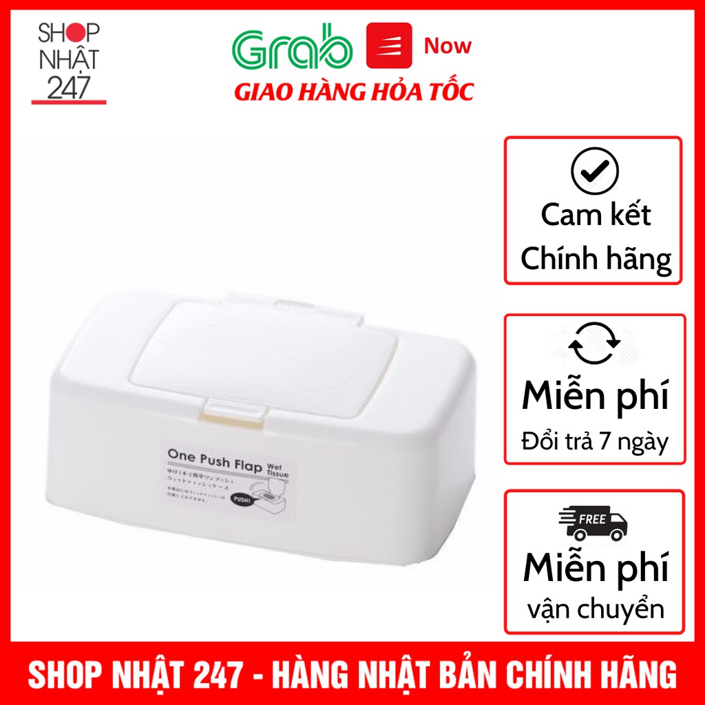 Hộp đựng giấy ướt có nắp bật NỘI ĐỊA NHẬT BẢN