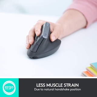 Logitech MX Vertical - Ergonomic Wireless Bluetooth mouse with adjustable angle to reduce fatigue