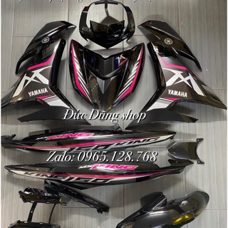 Áo Ex 150 full đen bóng lên tem Mx King