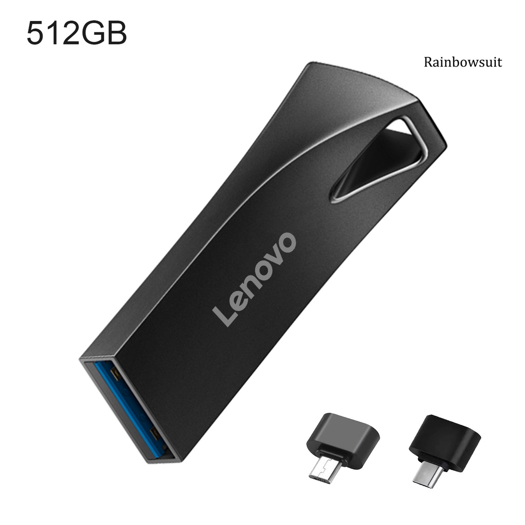 LENOVO Usb Mini Chống Thấm Nước Tốc Độ Cao 512GB/1TB/2TB