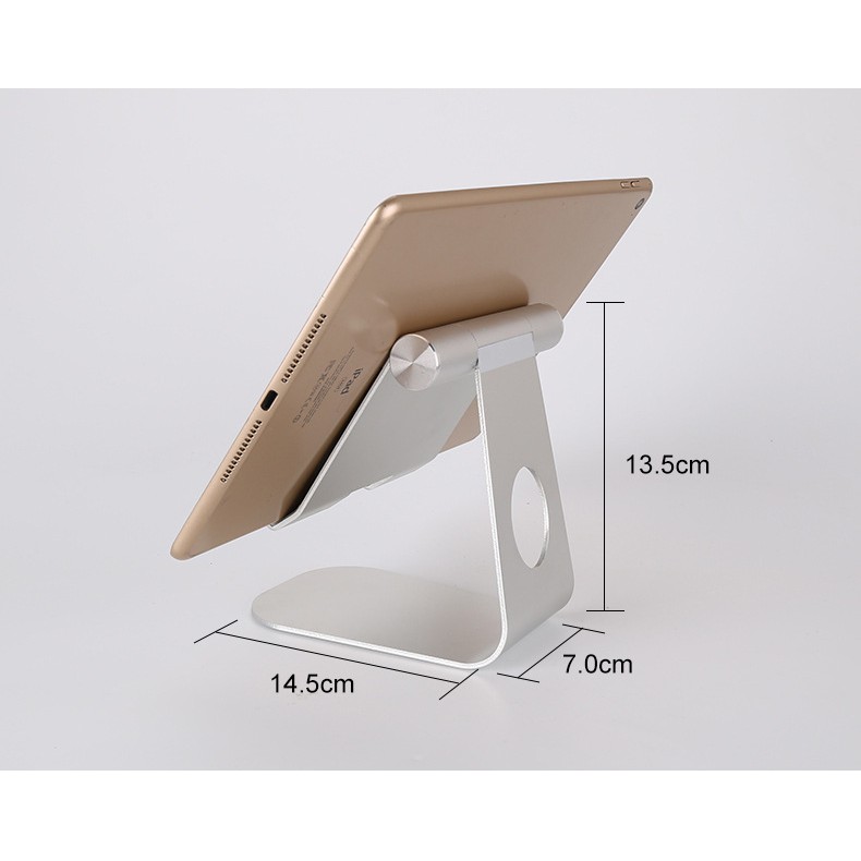 Stand/Giá Đỡ Nhôm Gập, Kê iPad có thể thay đổi góc nghiêng - Lazy Stand