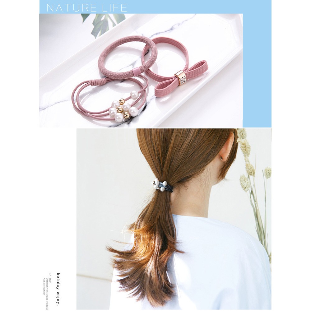 Combo 12 Dây cột tóc Mềm CAO CẤP không mùi