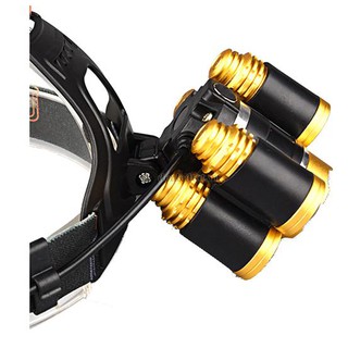 Đèn pin đội đầu 5 bóng t6 led siêu sáng đèn pin đội đầu 5 bóng led dt-lh139 cao cấp.đèn pin