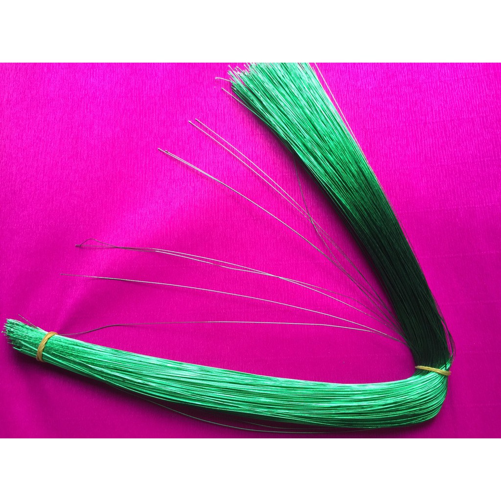 Bó 100 que Kẽm xi 24 làm hoa giả,Kẽm làm hoa mai, hoa lan…