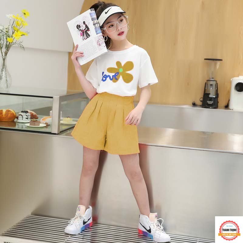 Set Bộ Đồ Cho Bé Gái Mùa Hè THANH THỊNH 18-45kg Mẫu MION-HOA.